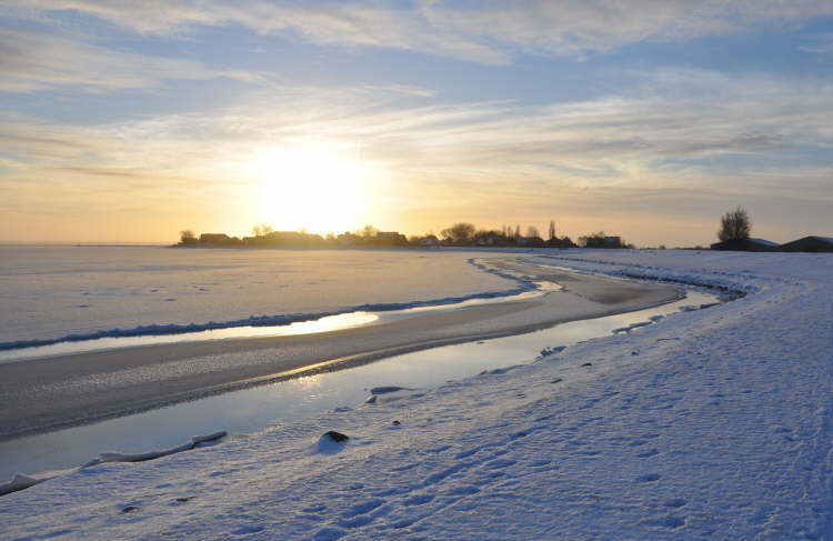 ma's atelier Winter in Orth auf Fehmarn